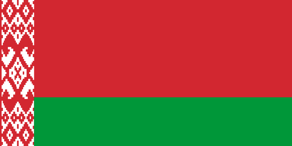 Belarus flag colored