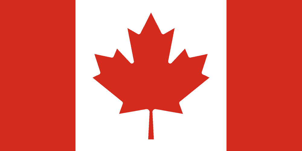 Canada flag colored