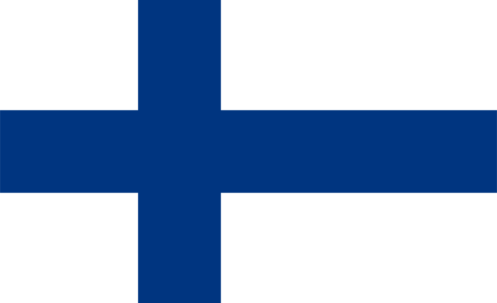 Finland flag colored