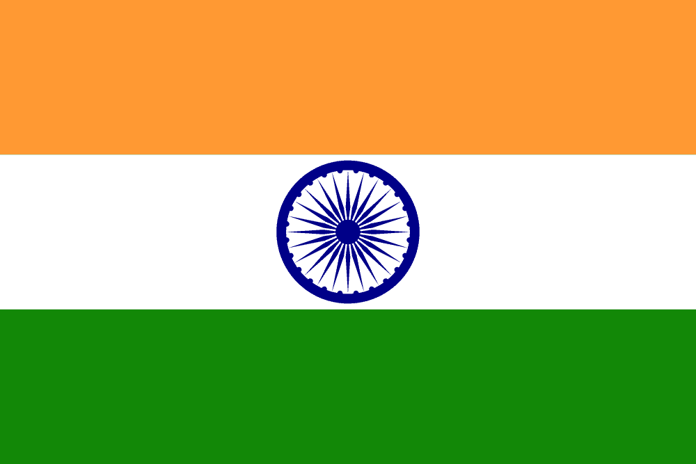 India flag colored