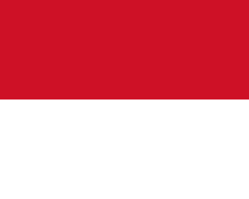 Monaco flag colored