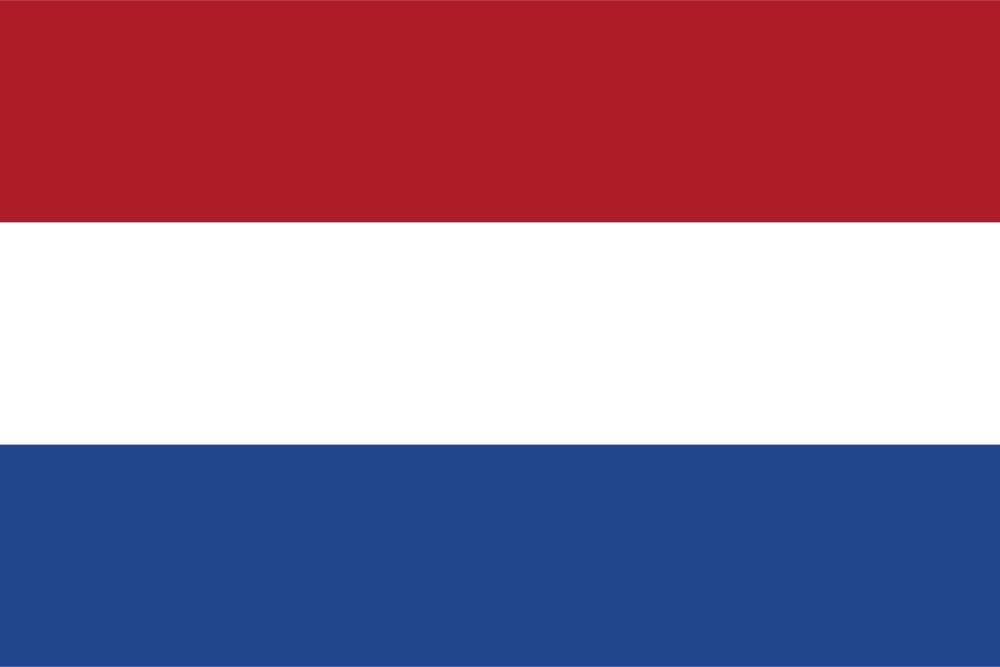 Netherlands flag colored