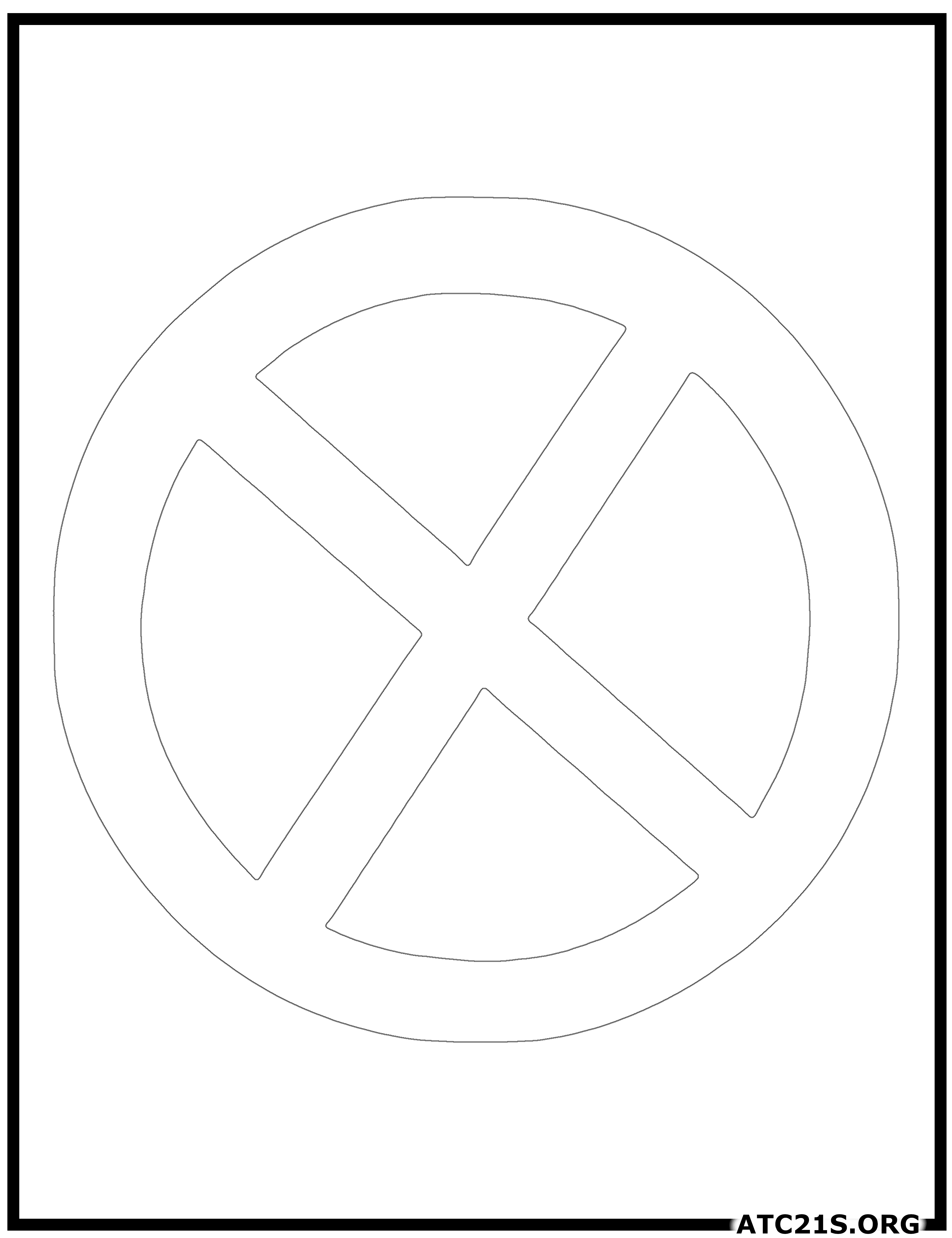 No Parking or Stopping traffic sign coloring page