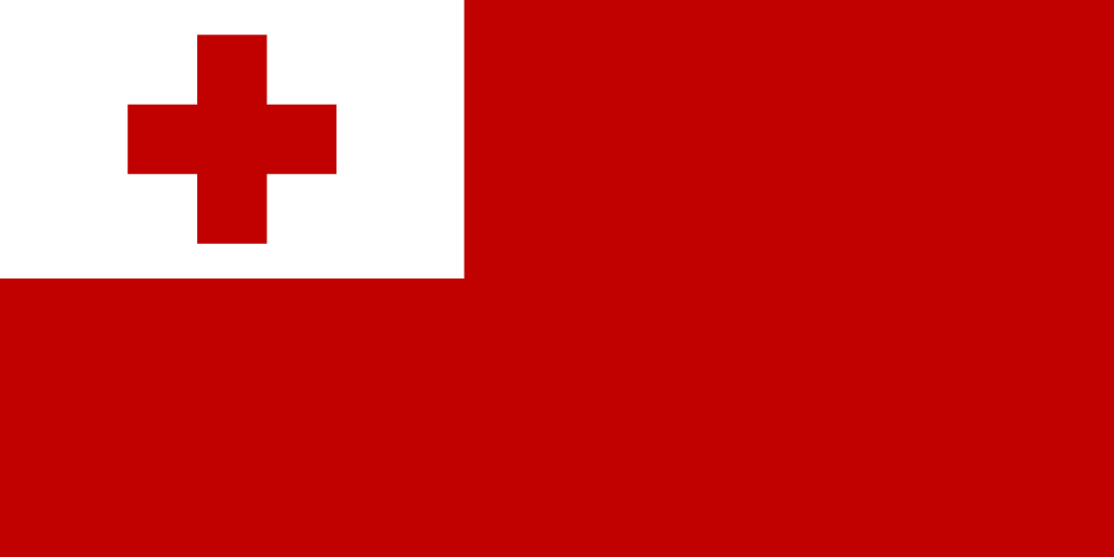 Tonga flag colored