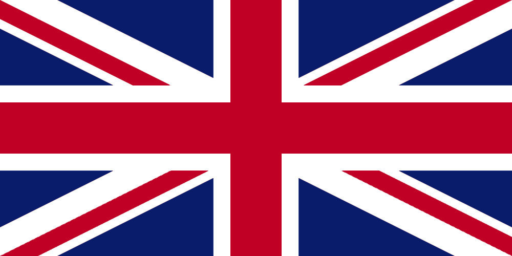 United Kingdom flag colored